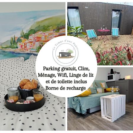 Studio De Jardin "Le Temps D Une Pause" Jusqu'A 4 Personnes En Face Du Beaujolais - Climatisation Et Borne Recharge Vehicule Electrique Montmerle-sur-Saone Экстерьер фото